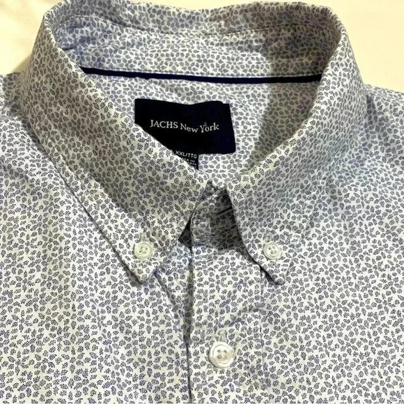 🎈Jachs New York  men short sleeves button down collared casual shirt - Picture 1 of 10